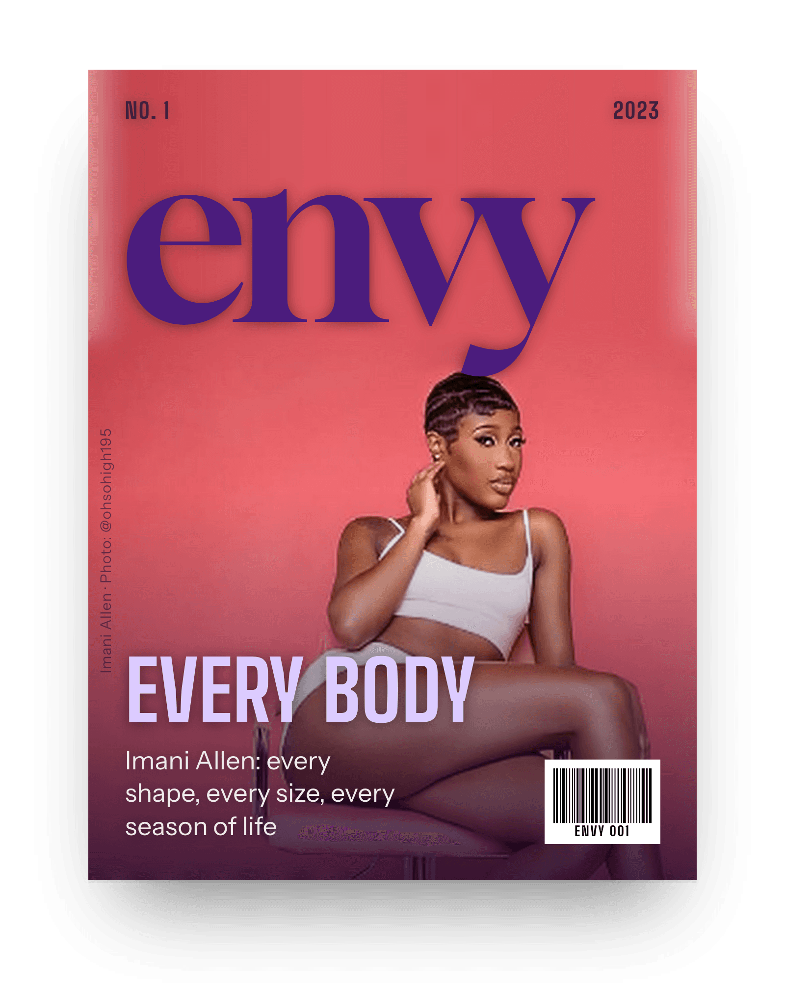 Envy No. 1 cover with Imani Allen, Every Body